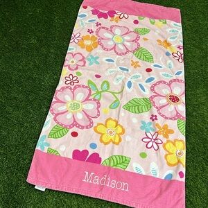 Pottery Barn Kids Personalized Beach Towel- Madison